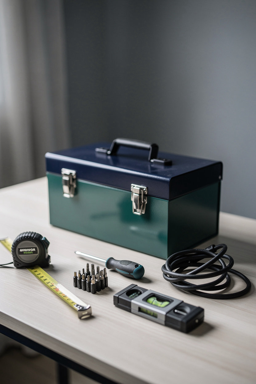 Ridgeline Handyman tools and workbench setup for small home repairs in Boise, ID