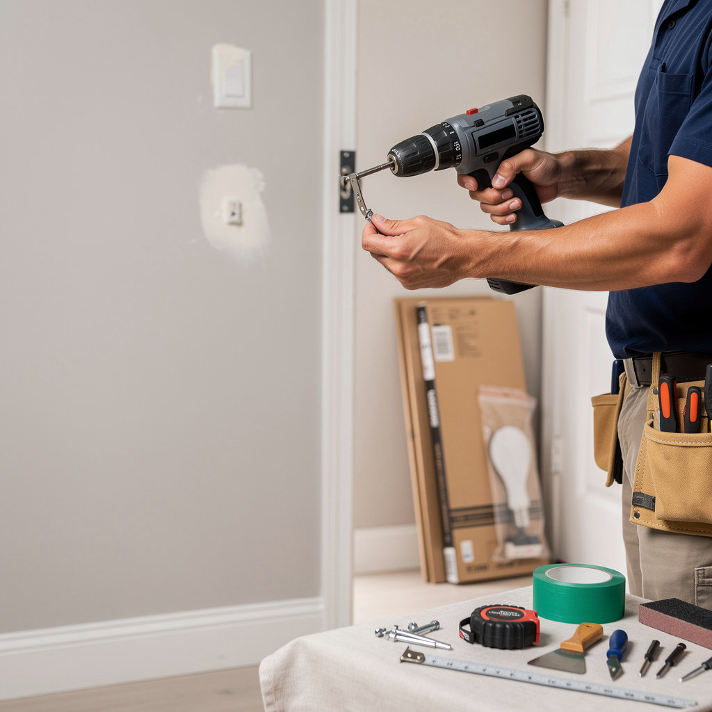 Ridgeline Handyman helping a Boise homeowner and landlord with small repairs and turnover punch-list work in a Treasure Valley home